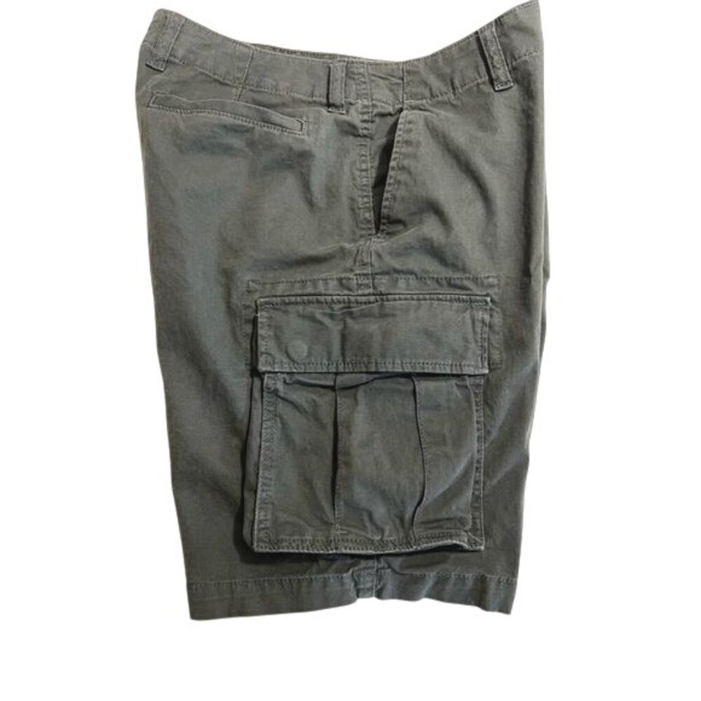 Old Navy Mens Lived-In Straight Cargo Shorts Built-In Flex Size 34 - Picture 4 of 9